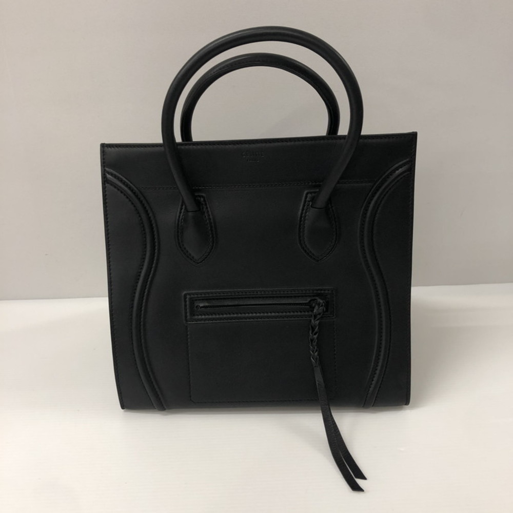 Celine Luggage Phantom Handbag Tote Bag Black